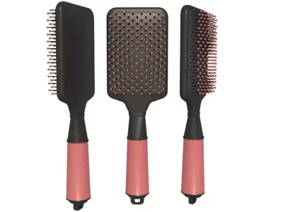 Hair Brushes Collection 3D model