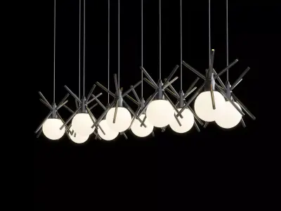 Beale 10 Light Pendant 3D model