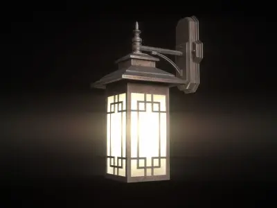 Korean Traditional Lamps 3D model