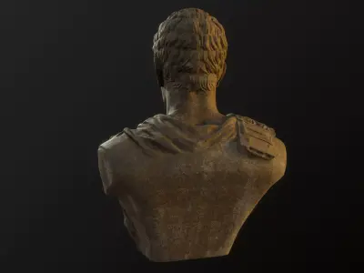 Roman Warrior Bust 3D model