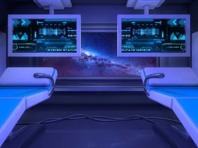  Sci Fi Medical Laboratory 3D model