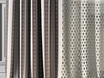 Curtain Set 132 3D model