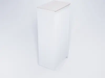 Low Poly Standard Wardrobe - Classic Static 3D Model 3D model