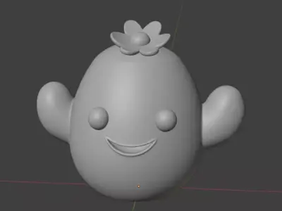 Puff Cactus 3D print model