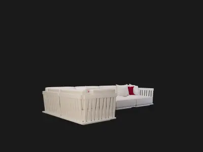 Flexform Zante L 3D model