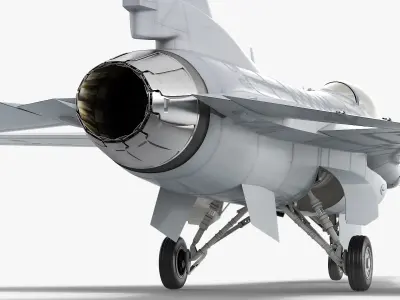  F-16 Falcon Jet with AIM9 Sidewinder Missiles 