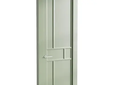 Modern entrance door 36 3D model