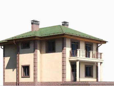Residential House 25 3D model