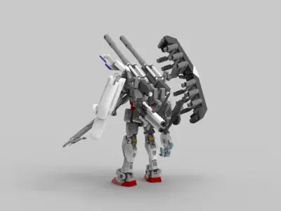 Gundam RX-78 Orc Battle 3D model