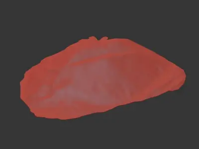 Ultra realistic Gravel Scan Low-poly 3D model