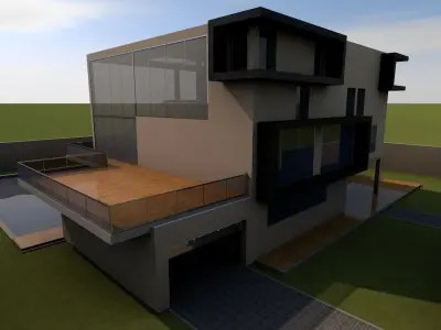 Concept House 3D model