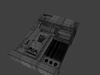 Sci-Fi Panel  - Airlock Release - 3D Printable 3D print model