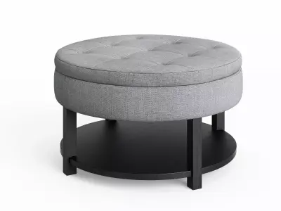 Dalton Coffee Table Round 3D model