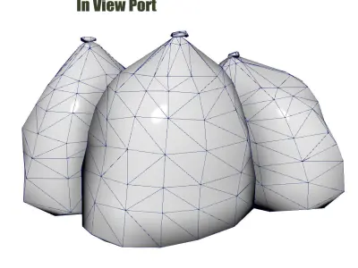 garbage bag - PBR - Game Ready Low-poly 3D model