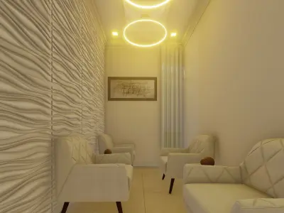 INTERIOR DESIGN FOR BEAUTY CLINIC 3D model