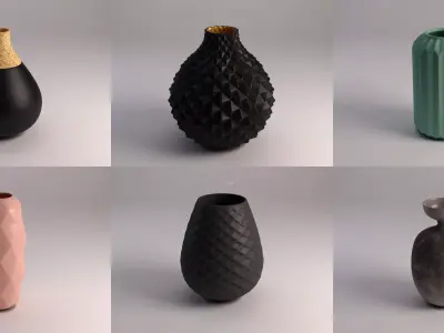 CERAMIC VASE---Collection x10 3D Model Pack