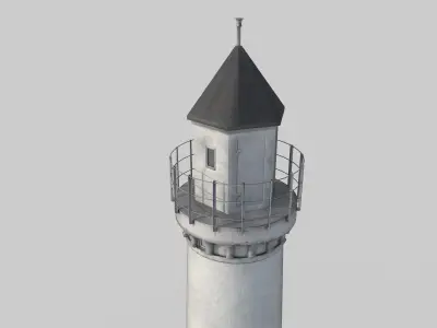 Stumholmen Light-house V2 Low-poly 3D model