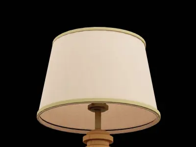 Bed Side Lamp Low-poly 3D model