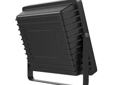 Low Poly Flood Light Low-poly 3D model