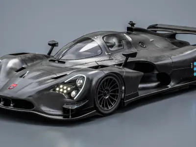  Generic Carbon Hypercar Prototype for Endurance Racing 