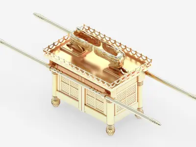 The Ark of the Covenant - High-Quality 3D Model 3D model