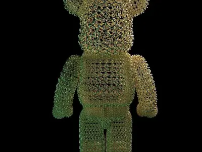 Bearbrick Knight 3D model