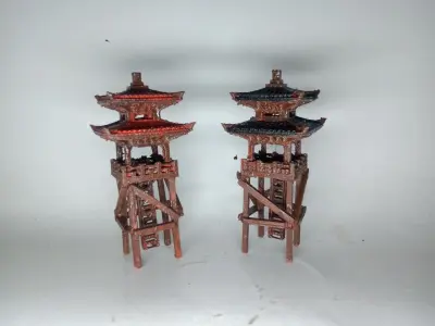 Japanese Model For Aquarium and Terrarium  Free 3D print model