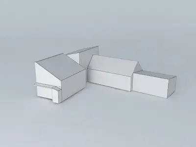 Street Podwale building  Free 3D model