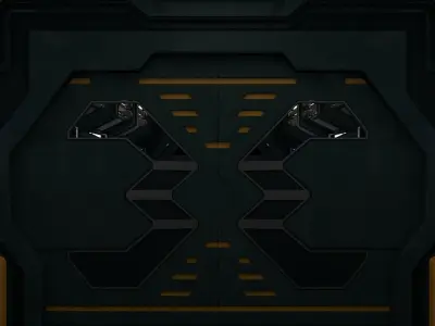 Sci Fi Interior 3D model