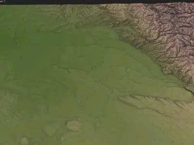 Boise Low-poly 3D model