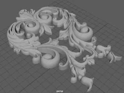 dekor ornament 3D model 185