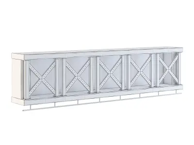 Factory Side Wall Upper 3D model