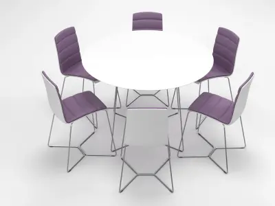 Viteo Table Set Large 3D model