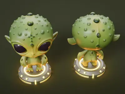 Alien - 3D Print 3D print model