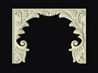dekor ornament 3D model 190