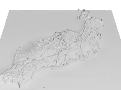 Island Parts of Canary Islands Collection 3D model