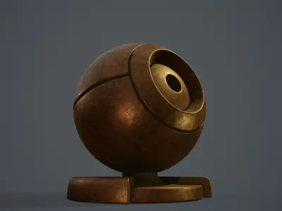 Steampunk  metals Substance Painter Smart Material Texture Texture