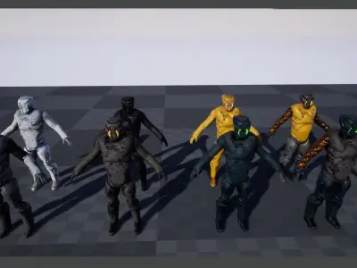 Robot Assistant A1 Low-poly 3D model