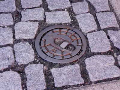 Hydrant street cover 01 high-poly 3D model