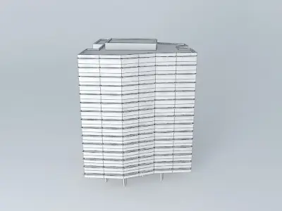 Itatiaia - Architect Oscar Niemeyer 3D model