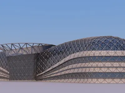 0161 - Modern Building 3D model