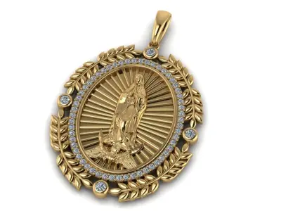 guadalupe our lady 3D print model