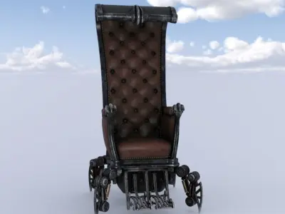 Throne sci fi 3D model