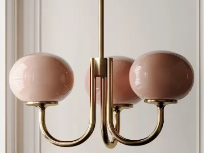 Pearl LED Chandelier by Anthropologie 3D model