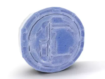 Futuristic Hatch model pack Low-poly 3D model