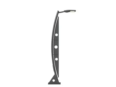 sailing boat lighting pole 3D model