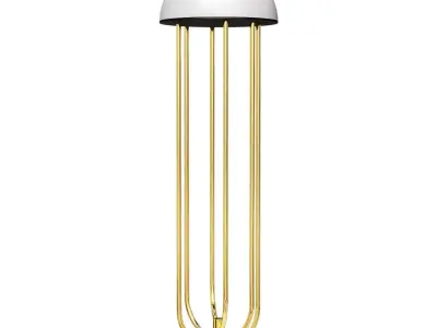 Turner by Delightfull Floor lamp white 3D model