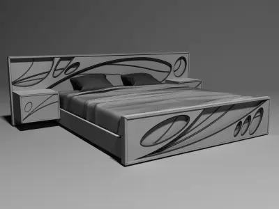 Bed Bedroom 3D model