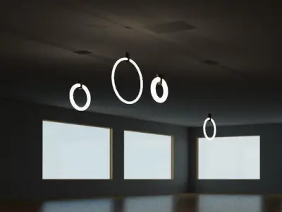 LIGHTING HANG RING 3D model