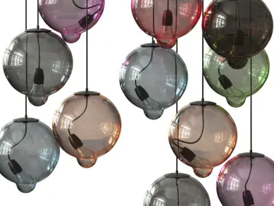 Meltdown Pendant Lamp 3D model